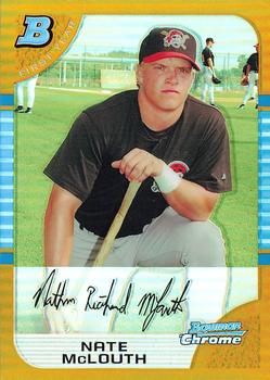 2005 Bowman Chrome - Gold Refractors #178 Nate McLouth Front