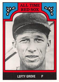 1986 TCMA All-Time Boston Red Sox - Color #2BRS Lefty Grove Front