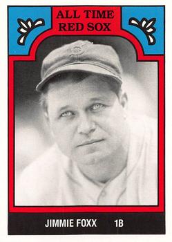 1986 TCMA All-Time Boston Red Sox - Color #4BRS Jimmie Foxx Front