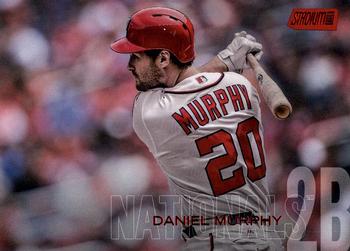 2018 Stadium Club - Red Foil #14 Daniel Murphy Front