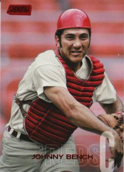 2018 Stadium Club - Red Foil #29 Johnny Bench Front