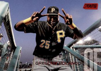 2018 Stadium Club - Red Foil #255 Gregory Polanco Front