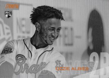 2018 Stadium Club - Black and White #110 Ozzie Albies Front