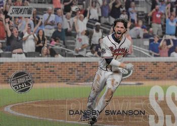 2018 Stadium Club - Members Only #86 Dansby Swanson Front
