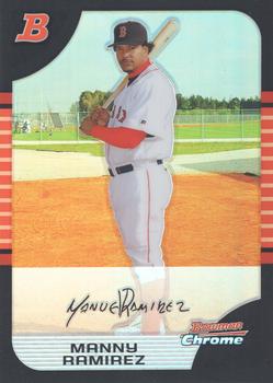 2005 Bowman Chrome - Refractors #130 Manny Ramirez Front