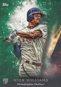 2018 Topps Inception - Green #28 Nick Williams Front
