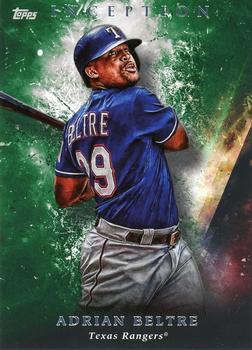 2018 Topps Inception - Green #63 Adrian Beltre Front
