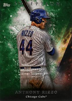 2018 Topps Inception - Green #66 Anthony Rizzo Front