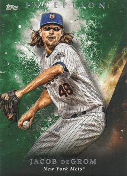 2018 Topps Inception - Green #82 Jacob deGrom Front