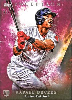2018 Topps Inception - Magenta #50 Rafael Devers Front
