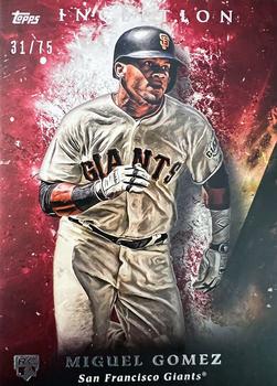 2018 Topps Inception - Red #52 Miguel Gomez Front