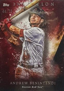 2018 Topps Inception - Red #55 Andrew Benintendi Front
