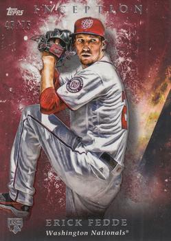 2018 Topps Inception - Red #95 Erick Fedde Front