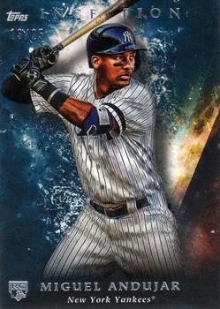 2018 Topps Inception - Blue #54 Miguel Andujar Front