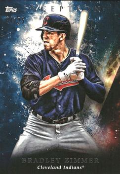 2018 Topps Inception - Blue #64 Bradley Zimmer Front