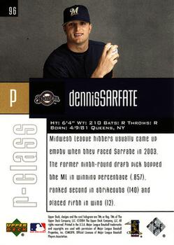2004 Upper Deck r-class #96 Dennis Sarfate Back