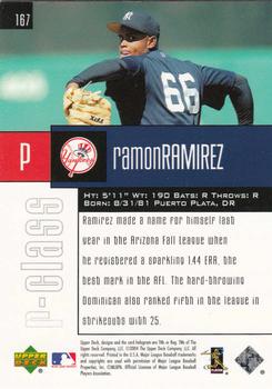2004 Upper Deck r-class #167 Ramon Ramirez Back