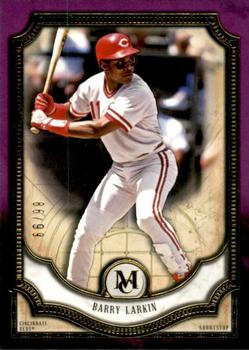 2018 Topps Museum Collection - Amethyst #74 Barry Larkin Front