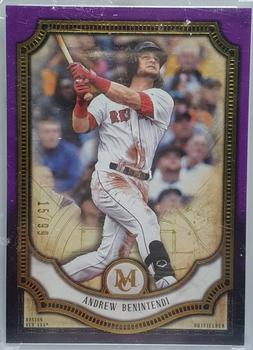 2018 Topps Museum Collection - Amethyst #78 Andrew Benintendi Front