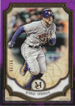 2018 Topps Museum Collection - Amethyst #79 George Springer Front