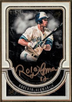 2018 Topps Museum Collection - Museum Framed Autographs Gold #MFA-RAL Roberto Alomar Front