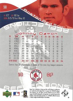 2004 Upper Deck Reflections #50 Johnny Damon Back