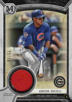 2018 Topps Museum Collection - Meaningful Material Patch Relics #MMR-AR Addison Russell Front