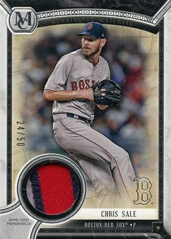 2018 Topps Museum Collection - Meaningful Material Patch Relics #MMR-CSL Chris Sale Front