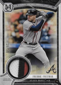 2018 Topps Museum Collection - Meaningful Material Patch Relics #MMR-FFR Freddie Freeman Front