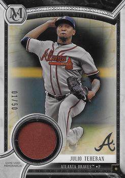 2018 Topps Museum Collection - Meaningful Material Patch Relics #MMR-JT Julio Teheran Front
