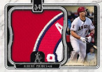 2018 Topps Museum Collection - Momentous Material Jumbo Patch Relics #MMJP-AP Albert Pujols Front