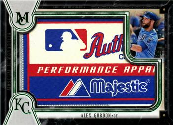 2018 Topps Museum Collection - Museum Memorabilia Laundry Tag #MM-AG Alex Gordon Front
