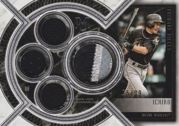 2018 Topps Museum Collection - Primary Pieces Quad Relics (Single Player) #SPQR-I Ichiro Front