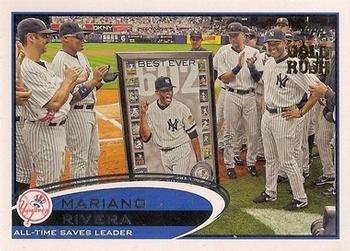 2012 Topps - HTA Gold Rush Foil Stamped #109 Mariano Rivera Front