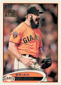 2012 Topps - HTA Gold Rush Foil Stamped #260 Brian Wilson Front