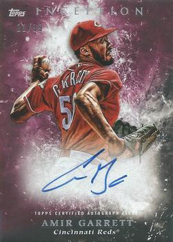 2018 Topps Inception - Rookie and Emerging Stars Autographs Magenta #RES-AG Amir Garrett Front