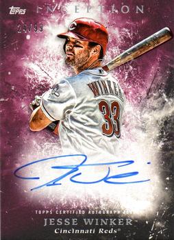 2018 Topps Inception - Rookie and Emerging Stars Autographs Magenta #RES-JW Jesse Winker Front
