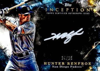 2018 Topps Inception - Silver Signings Gold #SS-HR Hunter Renfroe Front