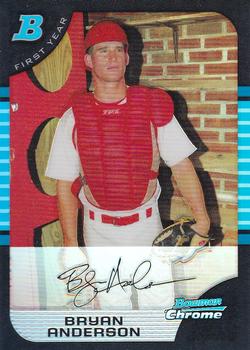 2005 Bowman Draft Picks & Prospects - Refractors #BDP98 Bryan Anderson Front