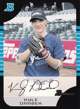 2005 Bowman Draft Picks & Prospects - AFLAC All-American #AFL5 Kyle Drabek Front
