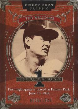 2004 Upper Deck Sweet Spot Classic #153 Ted Williams Front
