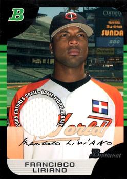 2005 Bowman Draft Picks & Prospects - Futures Game Jersey Relics #BDP121 Francisco Liriano Front