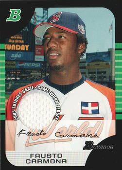 2005 Bowman Draft Picks & Prospects - Futures Game Jersey Relics #BDP122 Fausto Carmona Front