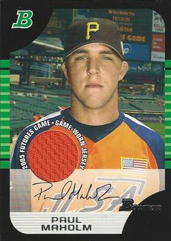 2005 Bowman Draft Picks & Prospects - Futures Game Jersey Relics #BDP127 Paul Maholm Front