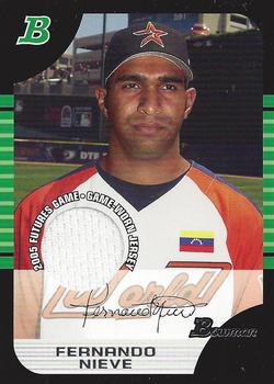 2005 Bowman Draft Picks & Prospects - Futures Game Jersey Relics #BDP128 Fernando Nieve Front