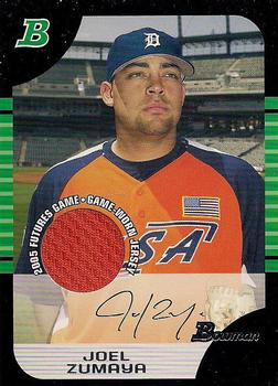 2005 Bowman Draft Picks & Prospects - Futures Game Jersey Relics #BDP131 Joel Zumaya Front