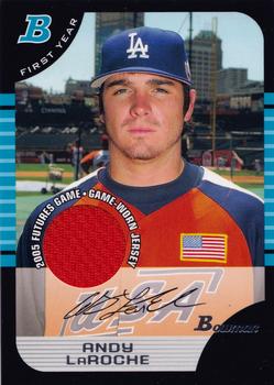 2005 Bowman Draft Picks & Prospects - Futures Game Jersey Relics #BDP140 Andy LaRoche Front