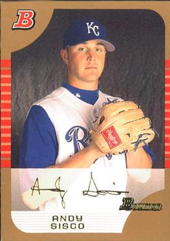 2005 Bowman Draft Picks & Prospects - Gold #BDP7 Andrew Sisco Front