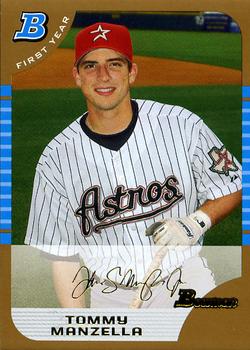 2005 Bowman Draft Picks & Prospects - Gold #BDP86 Tommy Manzella Front