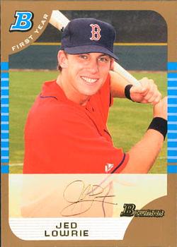 2005 Bowman Draft Picks & Prospects - Gold #BDP93 Jed Lowrie Front